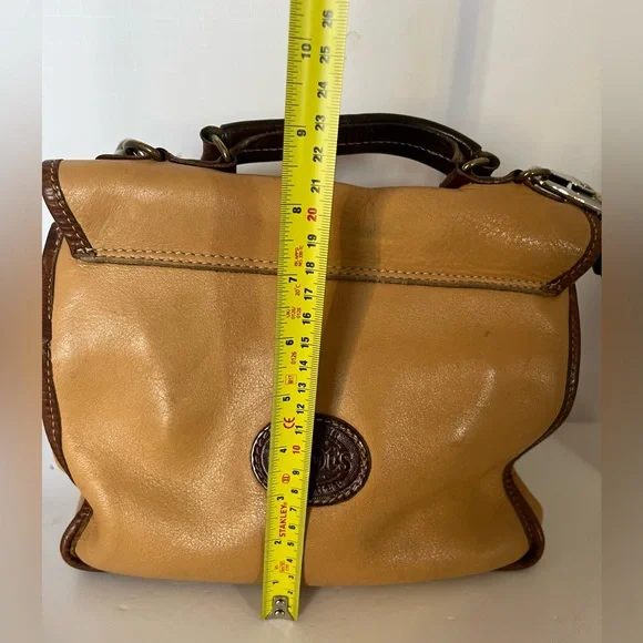 VINTAGE Roots Two-Tone Tribe Leather Crossbody Bag - Picture 7 of 16